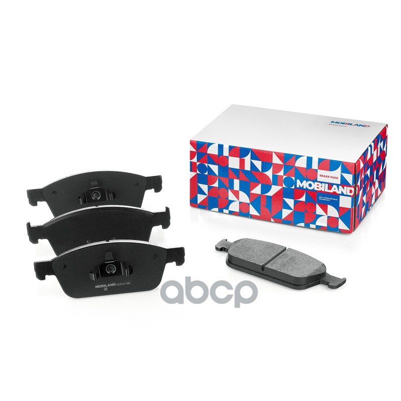 Колодки тормозные дисковые передние (4 шт.) с п/шум. пласт. FORD FOCUS III MOBILAND арт. 429101790