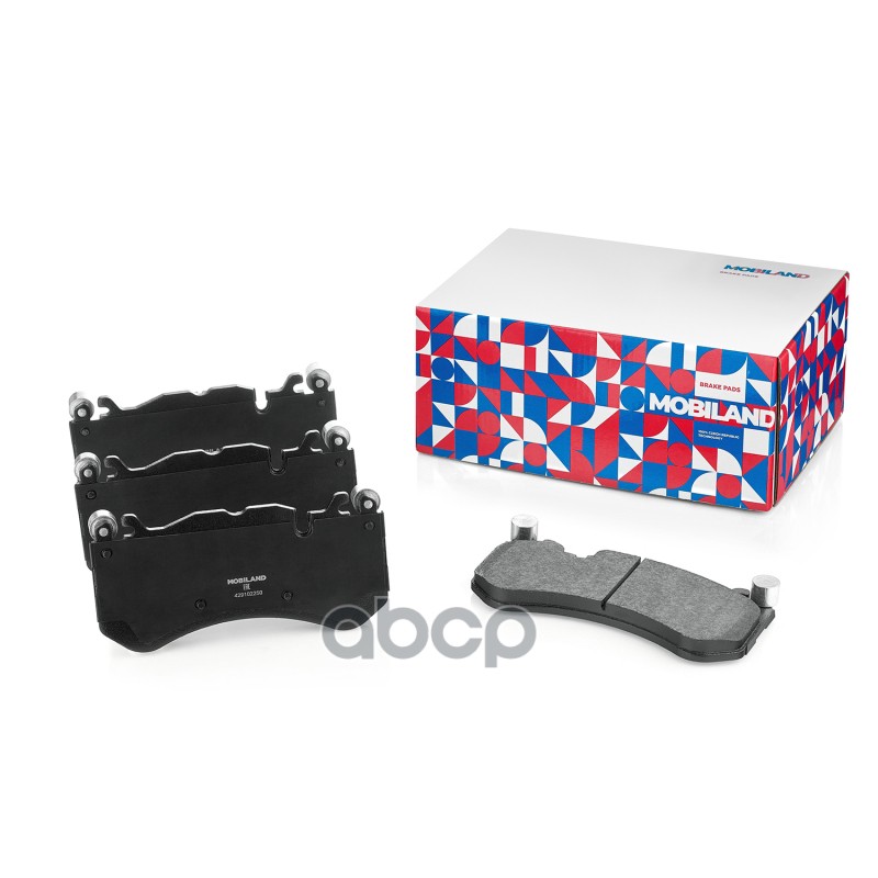 Колодки тормозные дисковые передние (4 шт.) с п/шум. пласт. MERCEDES-BENZ C-CLASS (W204) MOBILAND арт. 429102250