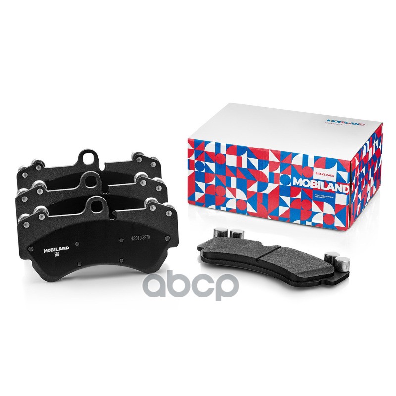 Колодки тормозные дисковые передние (4 шт.) с п/шум. пласт. VW TOUAREG (7LA, 7L6, 7L7), TOUAREG (7P5 MOBILAND арт. 429103870