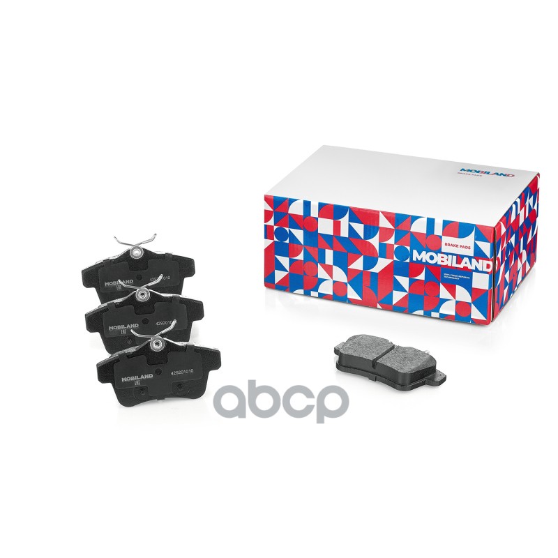 Колодки тормозные дисковые задние (4 шт.) с п/шум. пласт. CITROEN C4 II (NC_) MOBILAND арт. 429201010