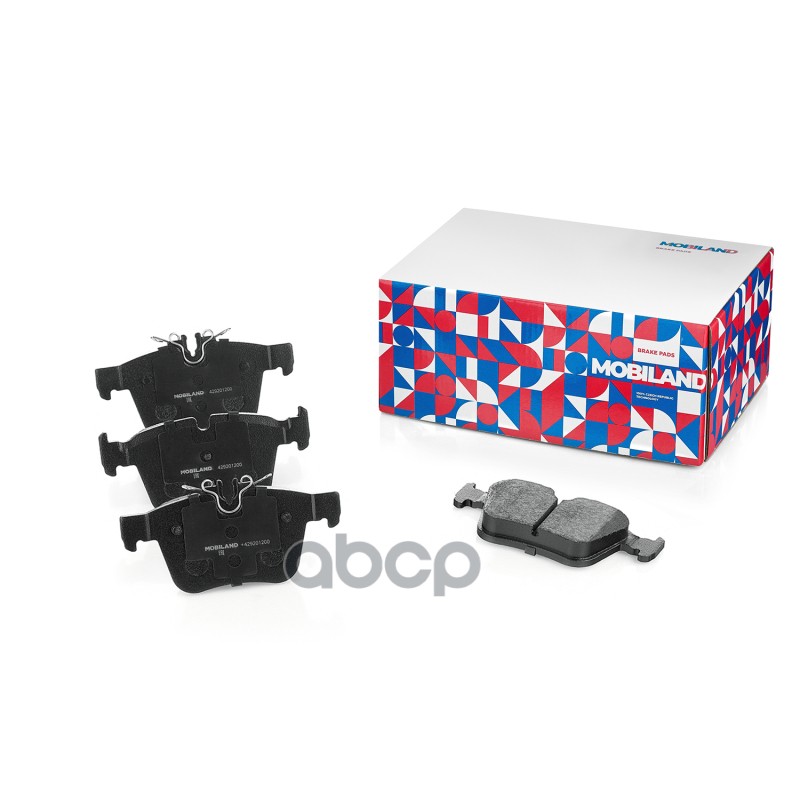 Колодки тормозные дисковые задние (4 шт.) с п/шум. пласт. MERCEDES-BENZ C-CLASS (W205) MOBILAND арт. 429201200