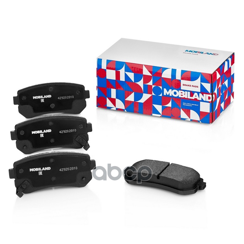 Тормозные колодки дисковые KIA Rio II 2005- 429202810 MOBILAND арт. 429202810