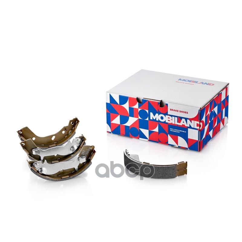 Колодки тормозные барабанные (4 шт.) для а/м HYUNDAI GETZ (TB) (180x32) 431201510 MOBILAND арт. 431201510