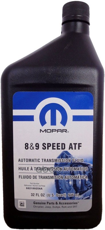Масло Трансмиссионное Mopar Atf 89-Speed*6 (0,946Л) 68218925Ab MOPAR арт. 68218925AB
