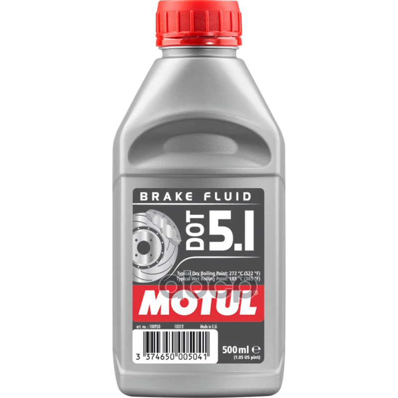 Жидкость тормозная DOT 5.1 Brake Fluid 0,5л (113460) 100950 MOTUL арт. 100950
