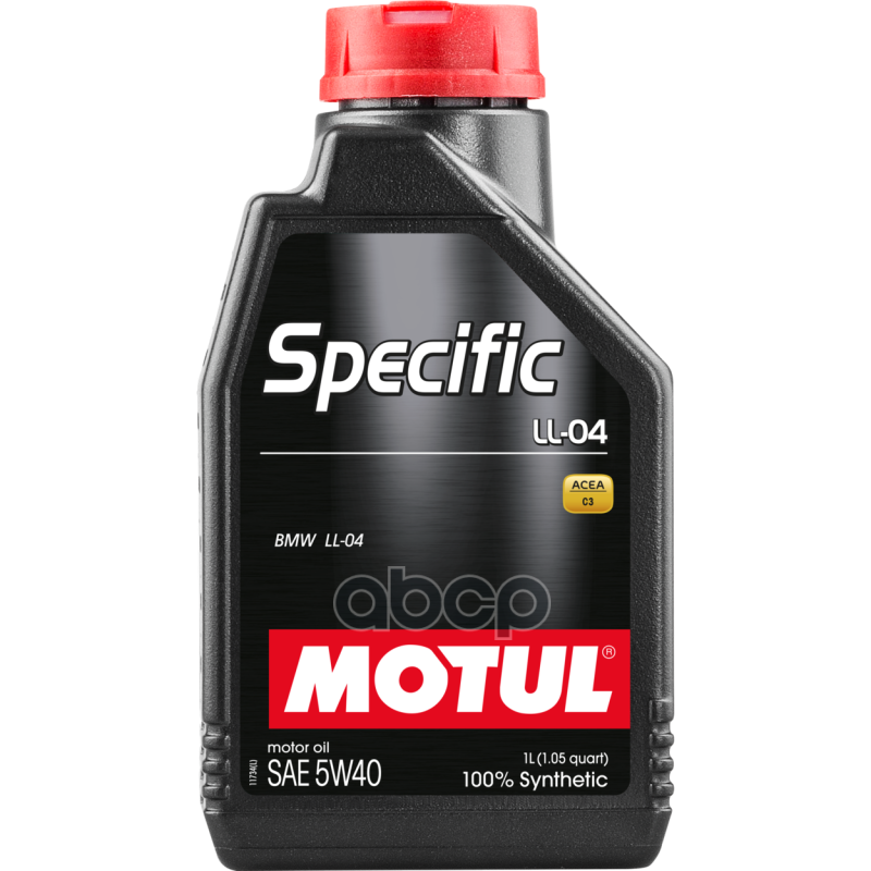 MOTUL Масло Моторное Motul Specific Bmw Ll-04 5W-40 Синтетическое 1 Л 101272