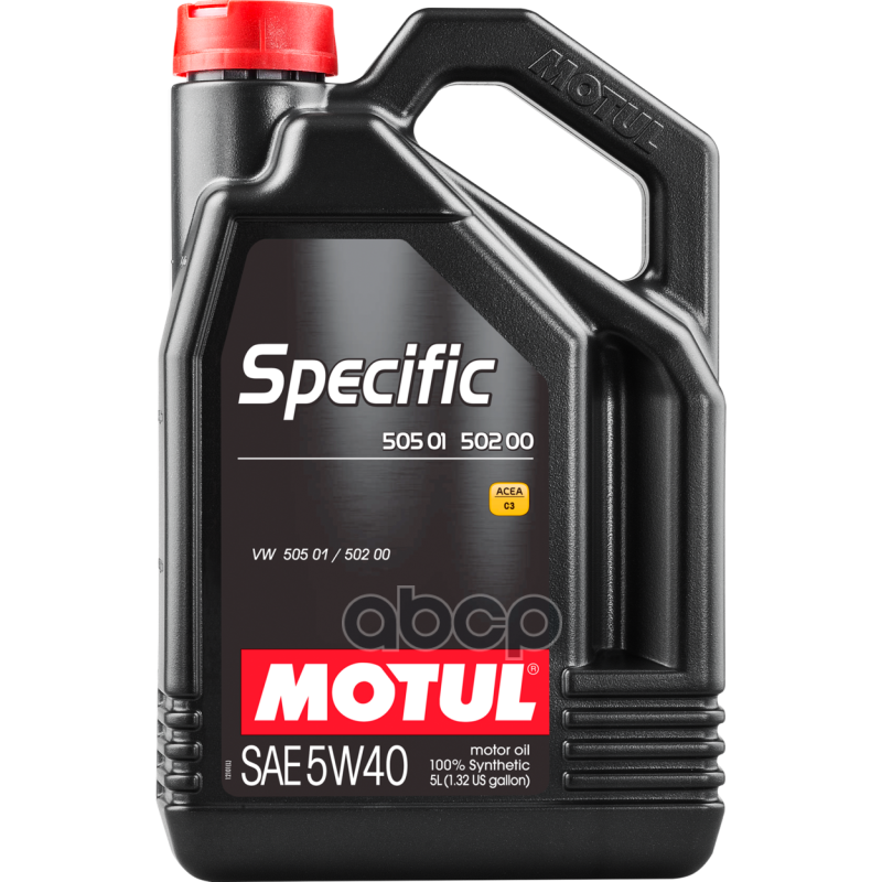 MOTUL Масло моторное SPECIFIС 505.01 5W-40 5л 101575