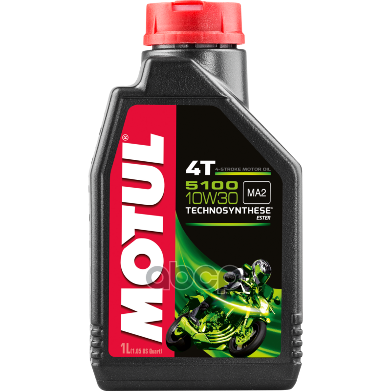 Масло моторное 5100 4T 10W-30 1л (113176) 104062 MOTUL арт. 104062