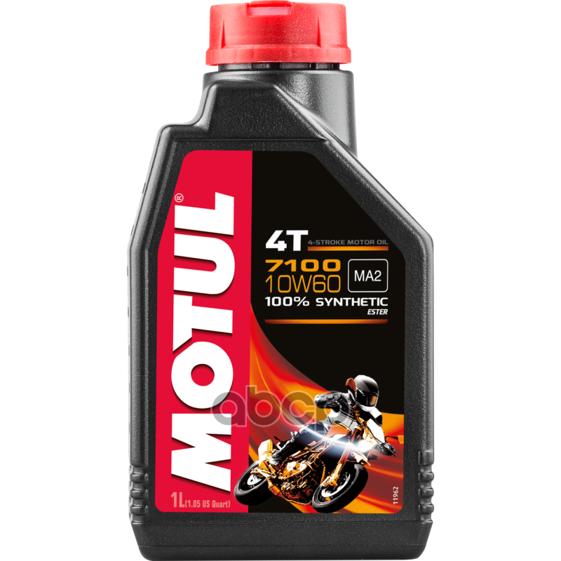 Масло моторное 4T Motul 7100 4T 10W60 1 л 104100 MOTUL арт. 104100