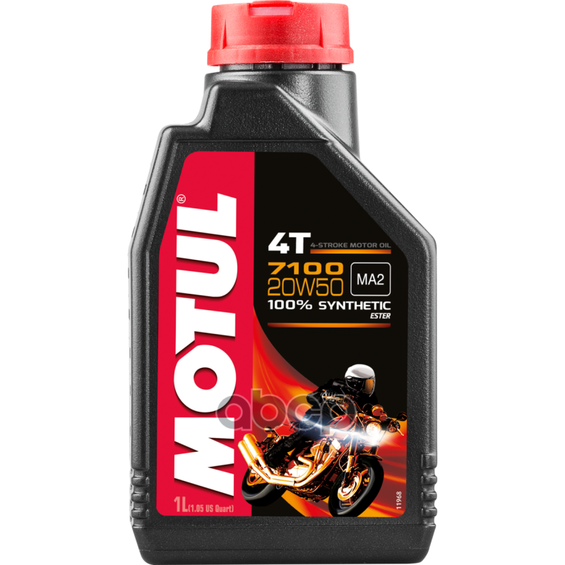 Замена на 112908 Масло моторное 7100 4T 20W-50 1л 104103 MOTUL арт. 104103