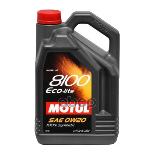 MOTUL Масло моторное 8100 EСO-lite 0W-20 5л (104983) 108536