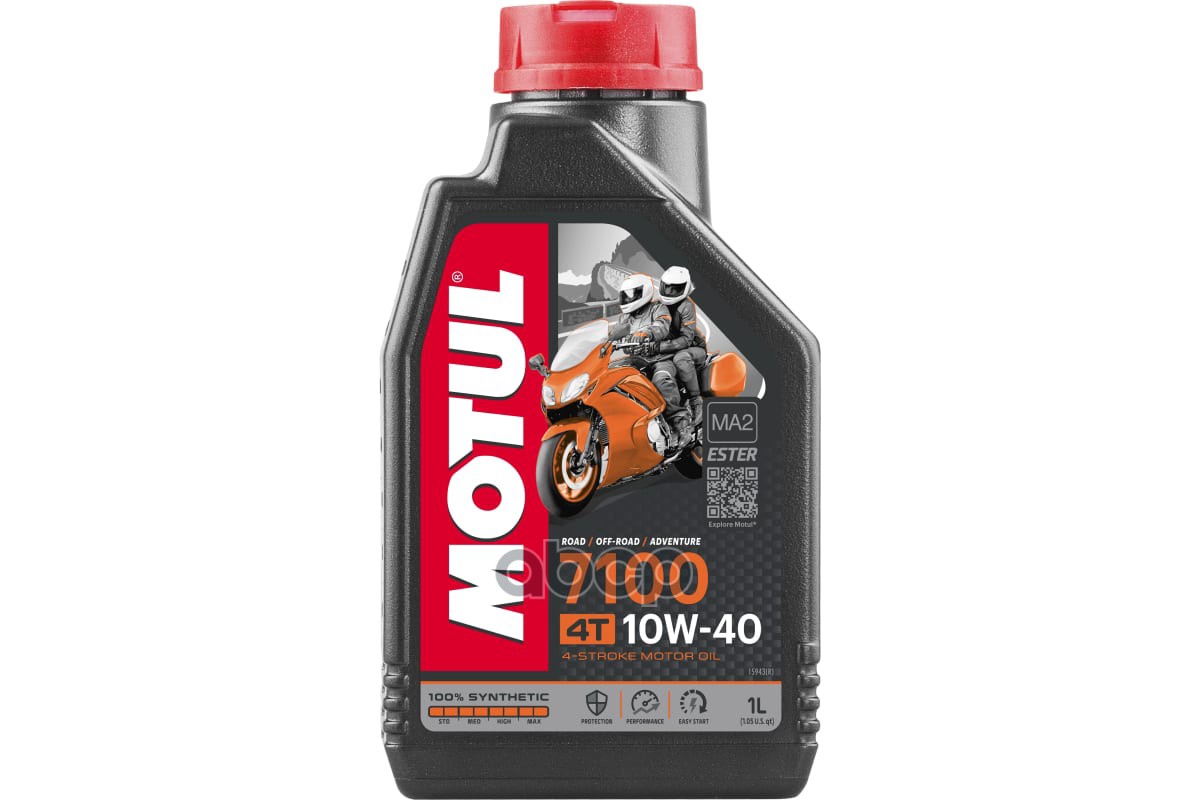 Масло Моторное Motul 7100 4T 10W-40 Синтетическое 1 Л 112121 MOTUL арт. 112121
