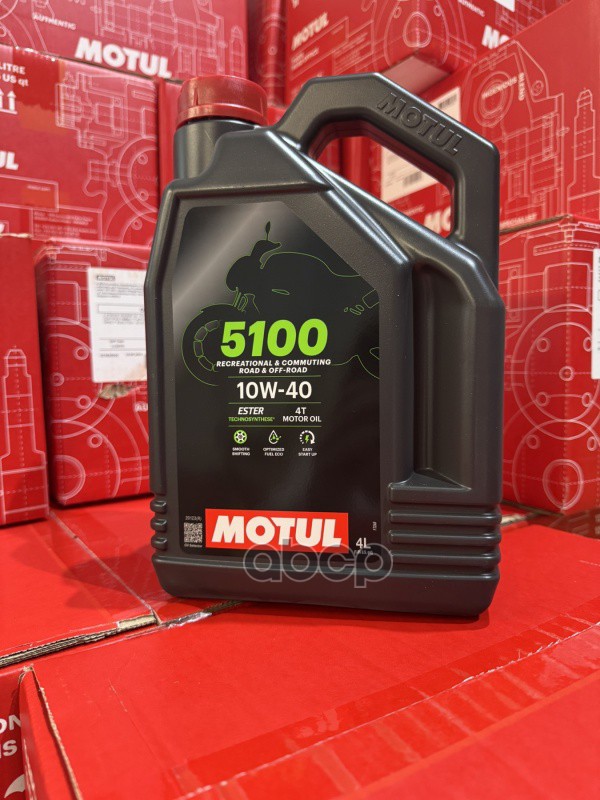 Масло моторное 5100 4T 10W-40 4л (104068) 112859 MOTUL арт. 112859