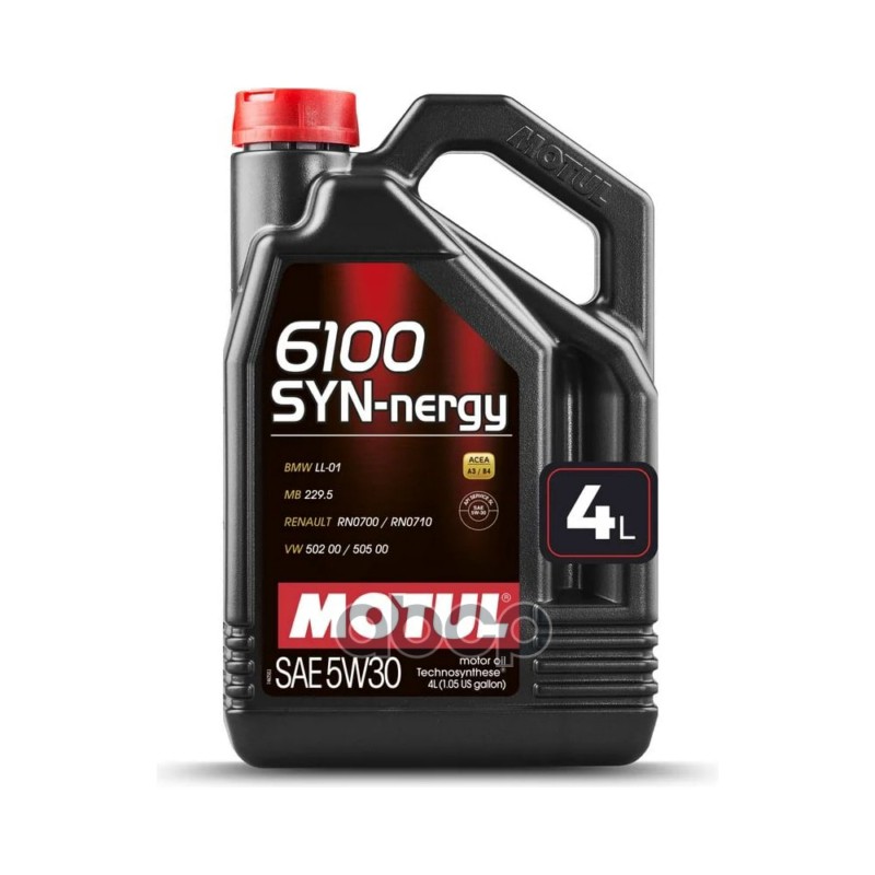MOTUL Масло моторное 6100 SYN-NERGY 5W-30 4л (112464) 113253