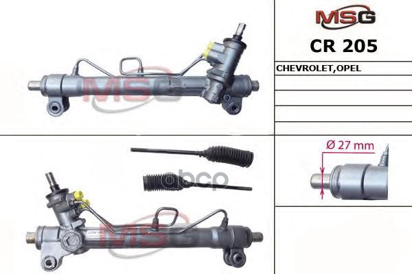 Рулевая Рейка С Гур Новая Chevrolet Captiva (C100, C140) 06-Opel Antara 06- MSG арт. CR 205
