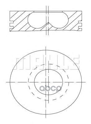 Поршень в комплекте Mahle/Knecht арт. 0095000