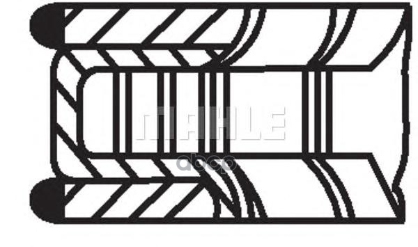 Кольца Поршневые К-Т Ford Mahle/Knecht арт. 01317N0