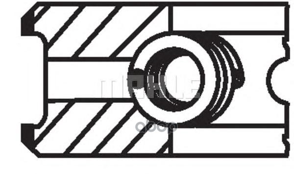 Кольца Поршневые 1Шт Audi. Vw 1.7D-1.9D/Td =79.5 1.75X2x3 +1.00 86> Mahle/Knecht арт. 03020V3