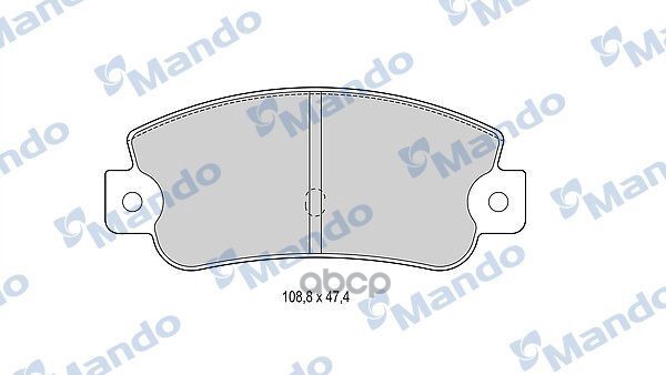 Колодки тормозные дисковые перед/зад Mando арт. MBF015072