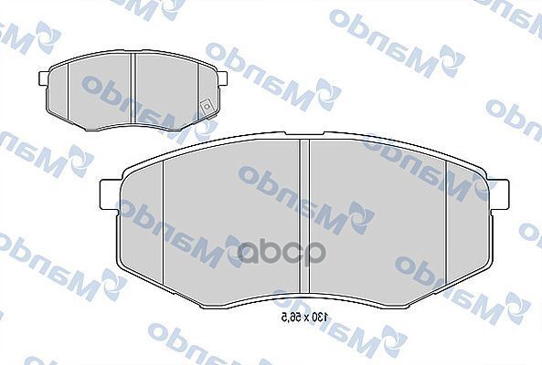 Колодки тормозные HYUNDAI Sonata YF (10-) передние (4шт.) MANDO MANDO MBF015553 Mando арт. MBF015553