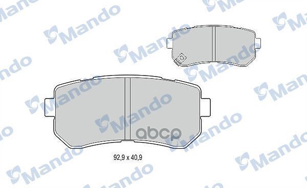 Колодки тормозные дисковые зад Mando арт. MBF015963