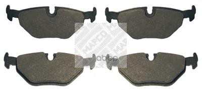 Комплект тормозных колодок  дисковый тормоз Mapco арт. 6451