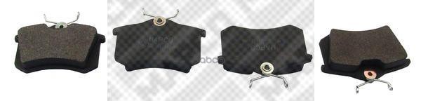 Комплект тормозных колодок  дисковый тормоз Mapco арт. 6492