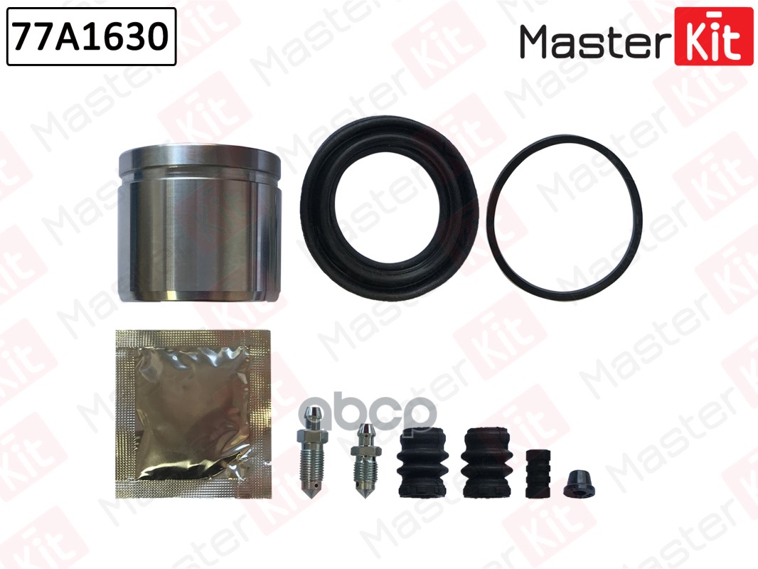 Ремкомплект тормозного суппорта+поршень Hyundai SONATA IV (EF) 1998 - 2005, Nissan JUKE (F MasterKit арт. 77A1630