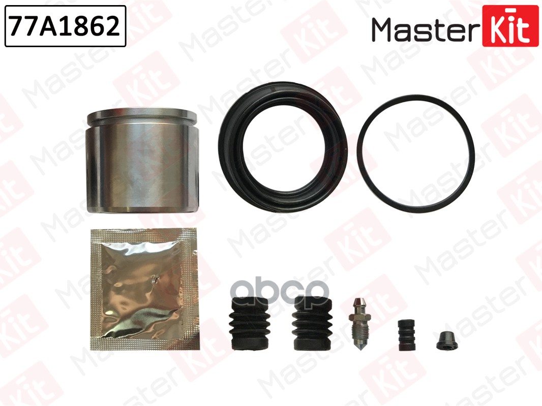 Ремкомплект тормозного суппорта+поршень Opel ASTRA H (A04) 2007 - 2014, Opel ASTRA J (P10) MasterKit арт. 77A1862