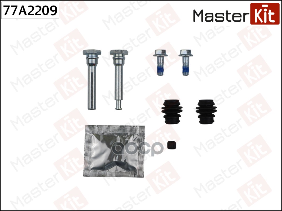 Комплект направляющих тормозного суппорта NISSAN TEANA, JUKE, TIIDA, FORD FIESTA 08- 77A2209 MasterKit арт. 77A2209