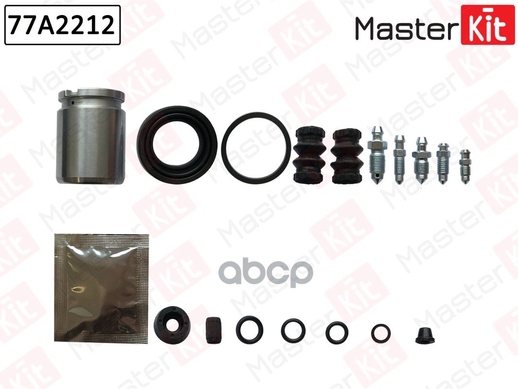 Ремкомплект тормозного суппорта+поршень Ford KUGA I 2008 - 2012, MONDEO IV (BA7) 2007 - 20 MasterKit арт. 77A2212
