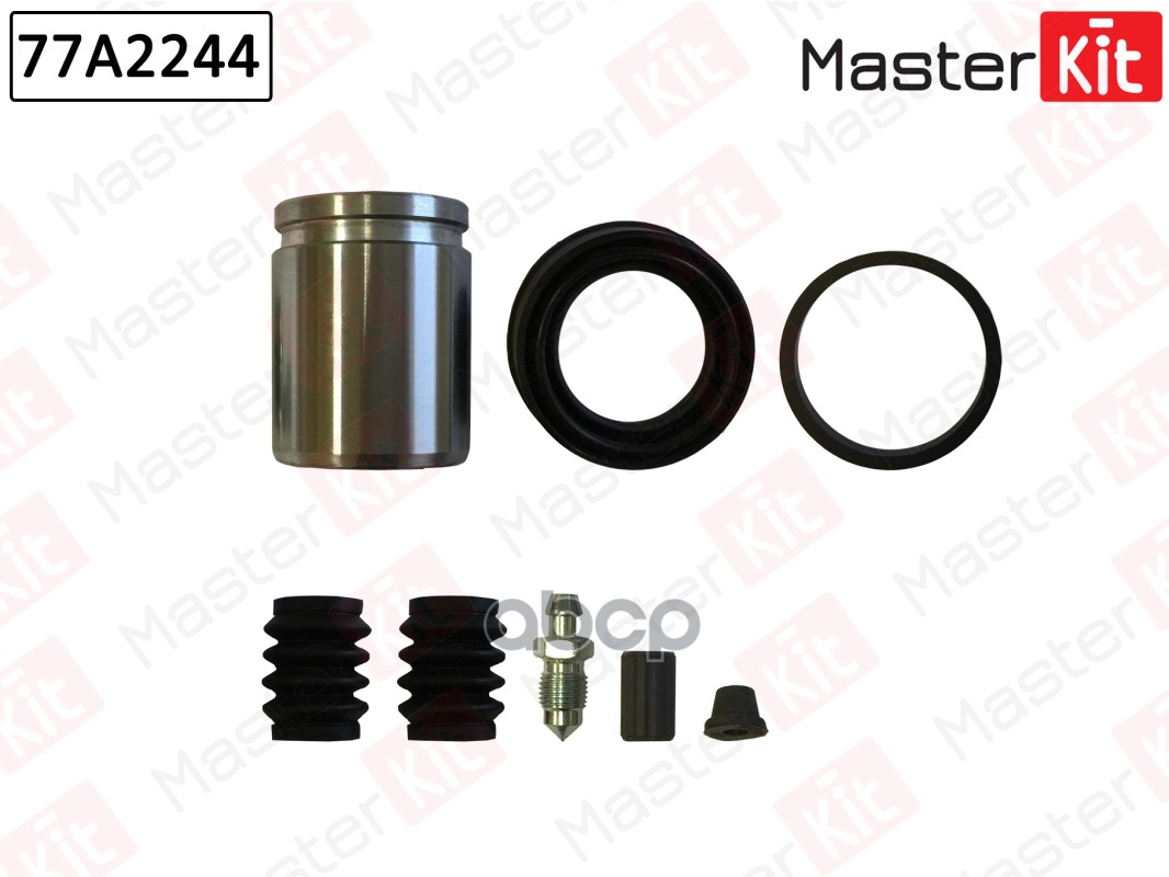 77A2244 Ремкомплект тормозного суппорта + поршень Toyota AVENSIS (_T25_) 2003 - 2008  COROLLA Verso MasterKit арт. 77a2244