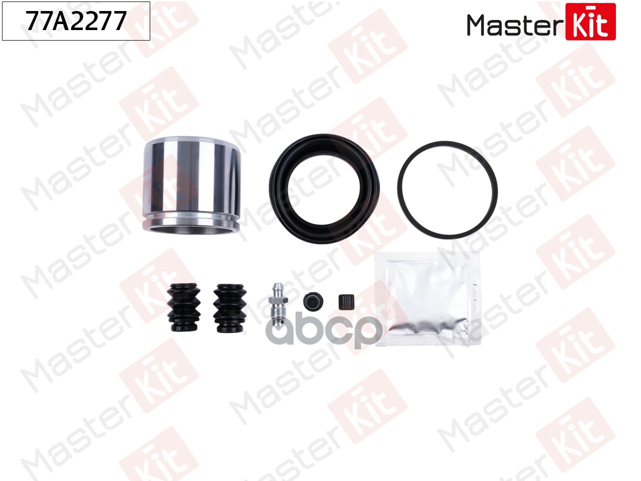 Ремкомплект тормозного суппорта + поршень Kia CERATO (LD) 2004 - 2009 77A2277 MasterKit арт. 77A2277