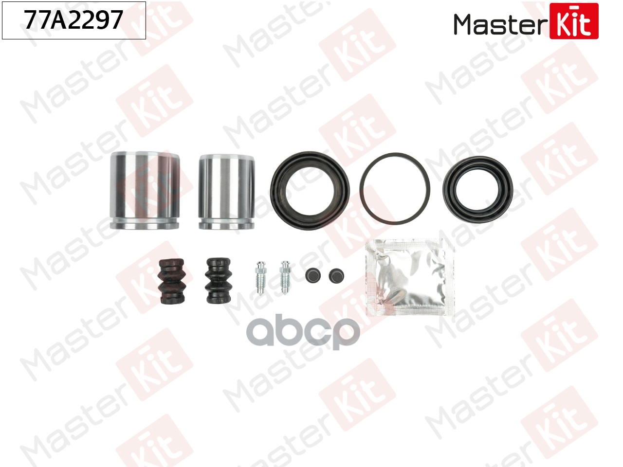 77A2297 Ремкомплект тормозного суппорта + поршень Fiat DUCATO автобус (230_) 1994 - 2002 MasterKit арт. 77a2297