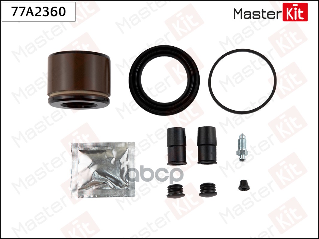Ремкомплект тормозного суппорта+поршень Dodge CARAVAN (RG_) 2000 - 2007 77A2360 MasterKit арт. 77A2360