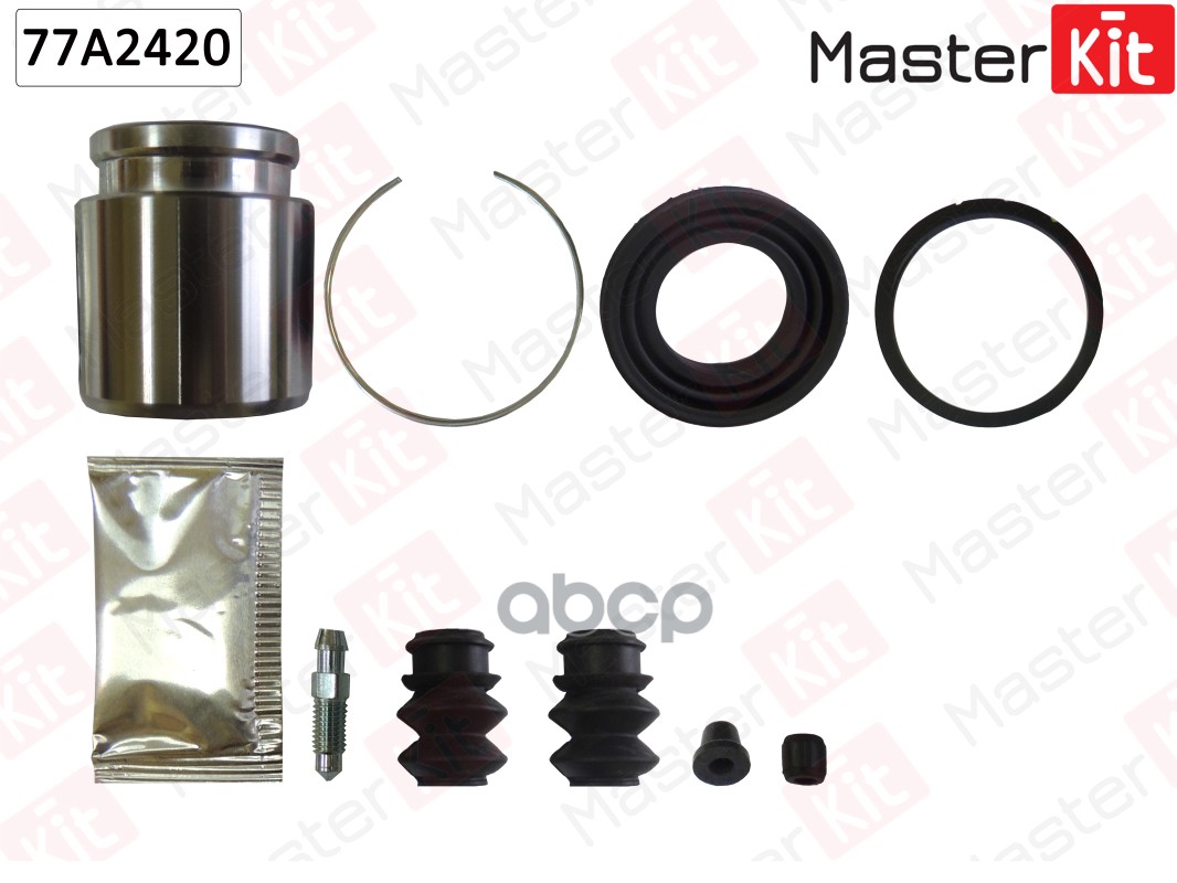 Ремкомплект тормозного суппорта + поршень Mitsubishi PAJERO II (V3_W, V2_W, V4_W) 1990 - 200 MasterKit арт. 77A2420