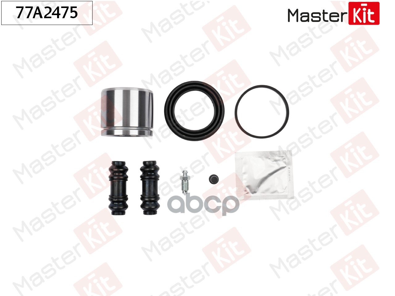 Ремкомплект тормозного суппорта+поршень Chrysler VOYAGER II (ES) 1990 - 1995 MasterKit арт. 77A2475