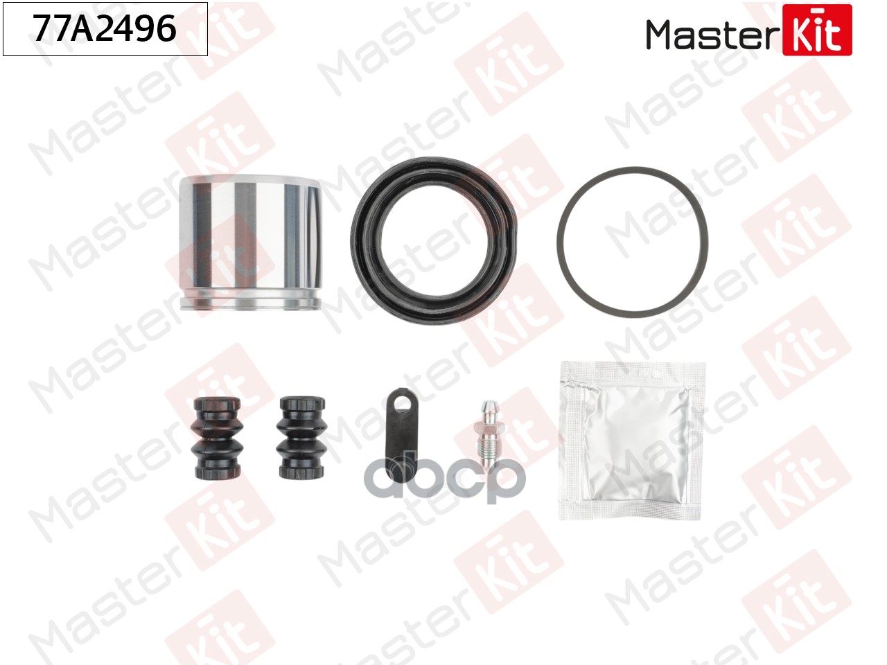 Ремкомплект тормозного суппорта + поршень BMW 1 (E87) 2003 - 2013 77A2496 MasterKit арт. 77A2496