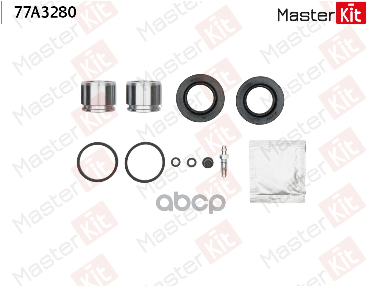 Ремкомплект тормозного суппорта+поршень Volvo 940 II (944) 1994 - 1998 77A3280 MasterKit арт. 77A3280