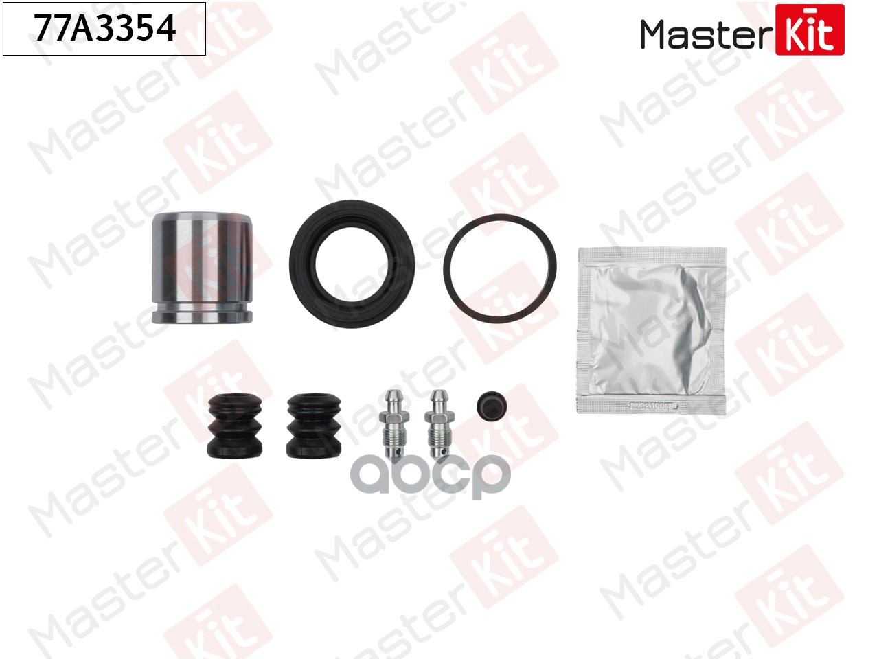 Ремкомплект тормозного суппорта+поршень Volvo S90 (964) 1996 - 1998 MasterKit арт. 77A3354