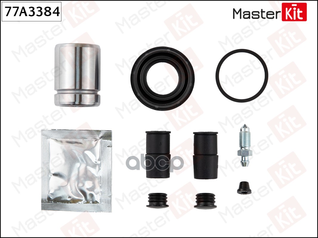 77A3384 Ремкомплект тормозного суппорта+поршень  Mercedes-Benz C-CLASS (W204) 2007 - 2014 MasterKit арт. 77a3384