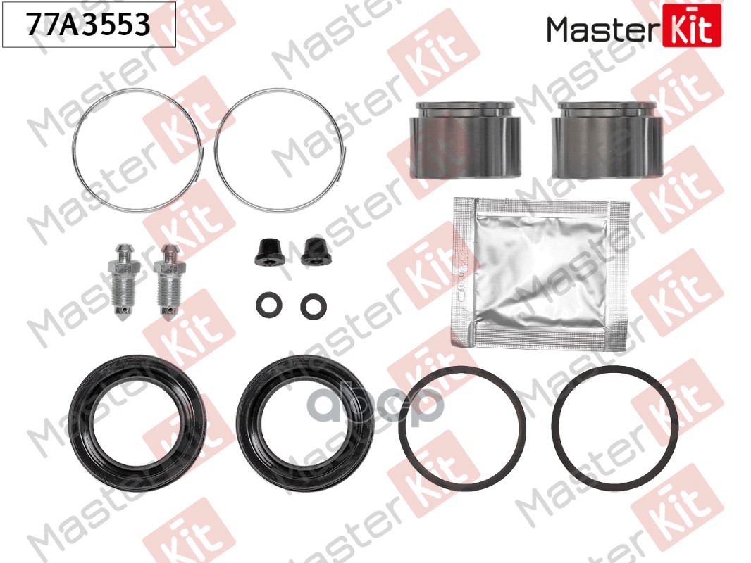 Ремкомплект тормозного суппорта+поршень Jaguar XJ (X350) 2003 - 2009 MasterKit арт. 77A3553