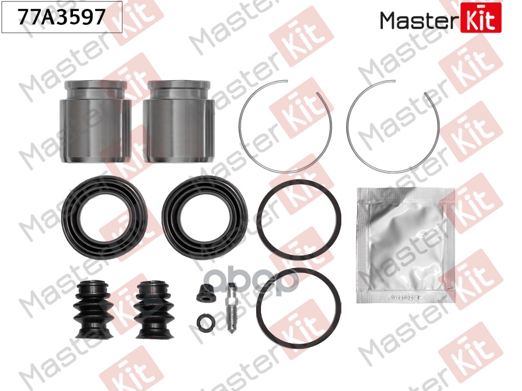 Ремкомплект тормозного суппорта+поршень Mitsubishi GALANT VI (EA_) 1996 - 2004 MasterKit арт. 77A3597