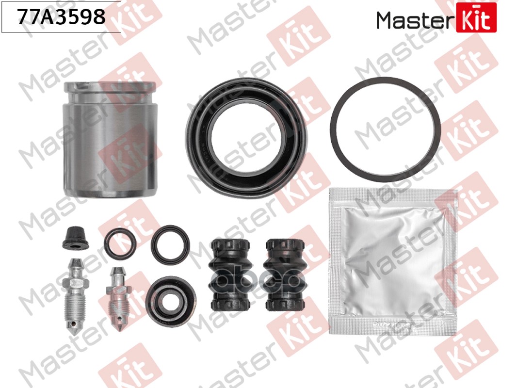 Ремкомплект тормозного суппорта+поршень Volkswagen PASSAT (3B3) 2000 - 2005 MasterKit арт. 77A3598