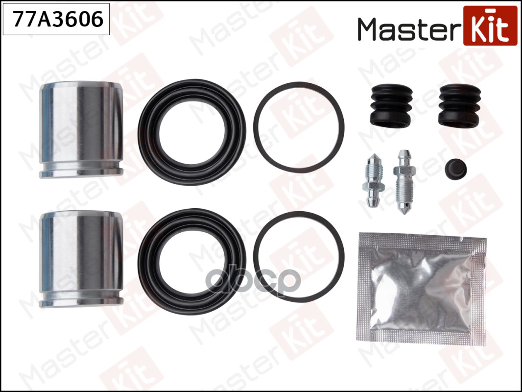 Ремкомплект тормозного суппорта+поршень Ford MAVERICK (UDS, UNS) 1993 - 1998, Nissan TERRA MasterKit арт. 77A3606