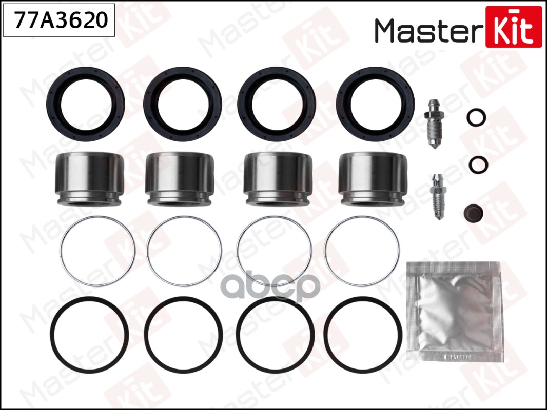 Ремкомплект тормозного суппорта + поршень Lexus GS (_S19_) 2005 - 2012, IS III (_E3_) 2013 - MasterKit арт. 77A3620