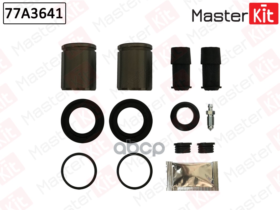 Ремкомплект тормозного суппорта+поршень Audi A6 (4B2, C5) 1997 - 2005, VW PASSAT (3B2) 199 MasterKit арт. 77A3641