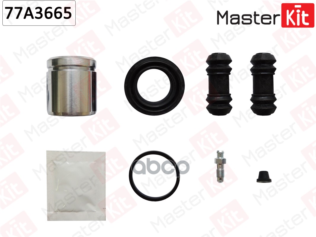 Ремкомплект тормозного суппорта + поршень MERCEDES M-CLASS (W163) 2-98-6-05 77A3665 MasterKit арт. 77A3665