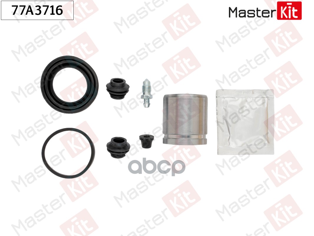 Ремкомплект тормозного суппорта+поршень Hyundai GENESIS 2008 - MasterKit арт. 77A3716