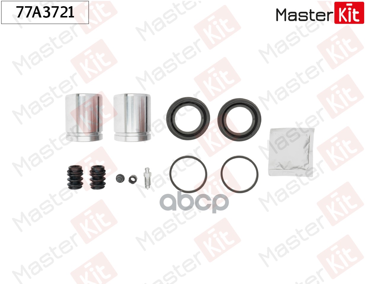 Ремкомплект тормозного суппорта+поршень Honda CIVIC VIII седан (FD, FA) 2005 - MasterKit арт. 77A3721